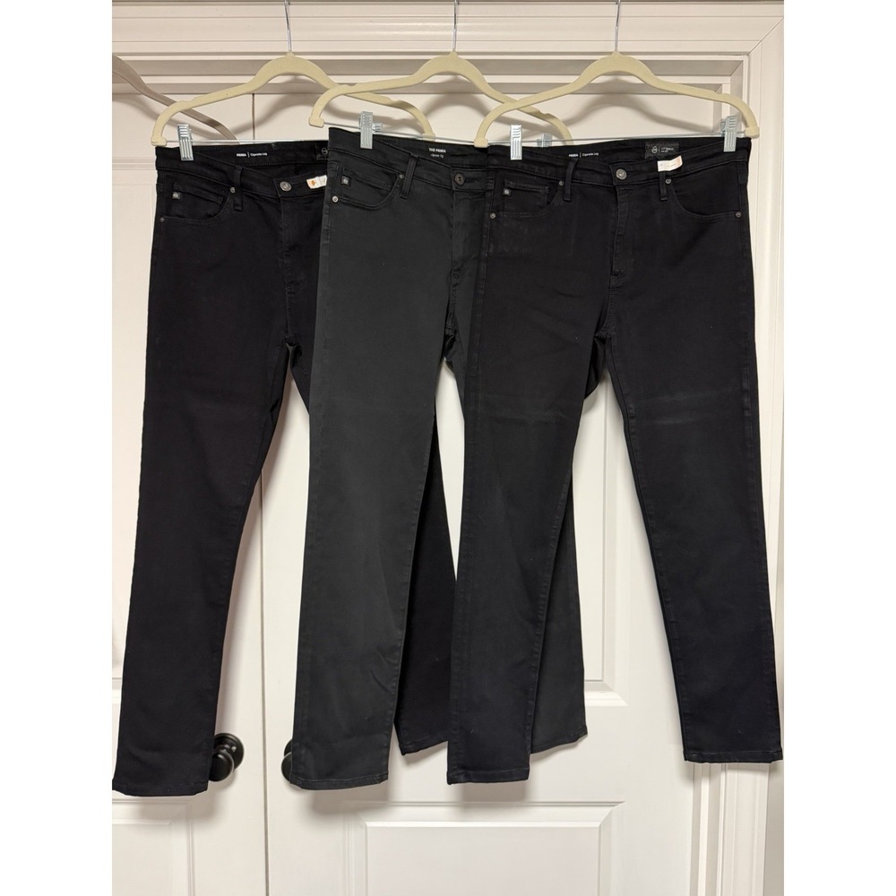 AG Adriano Goldschmied, The Prima Cigarette Leg Jeans (3), Black, Size 29R